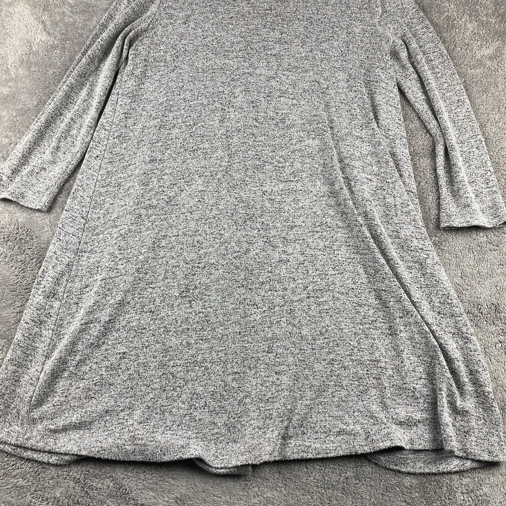 Forever 21 Tunic Dress Womens Large Gray 3/4‎ Sleeve - Picture 2 of 16